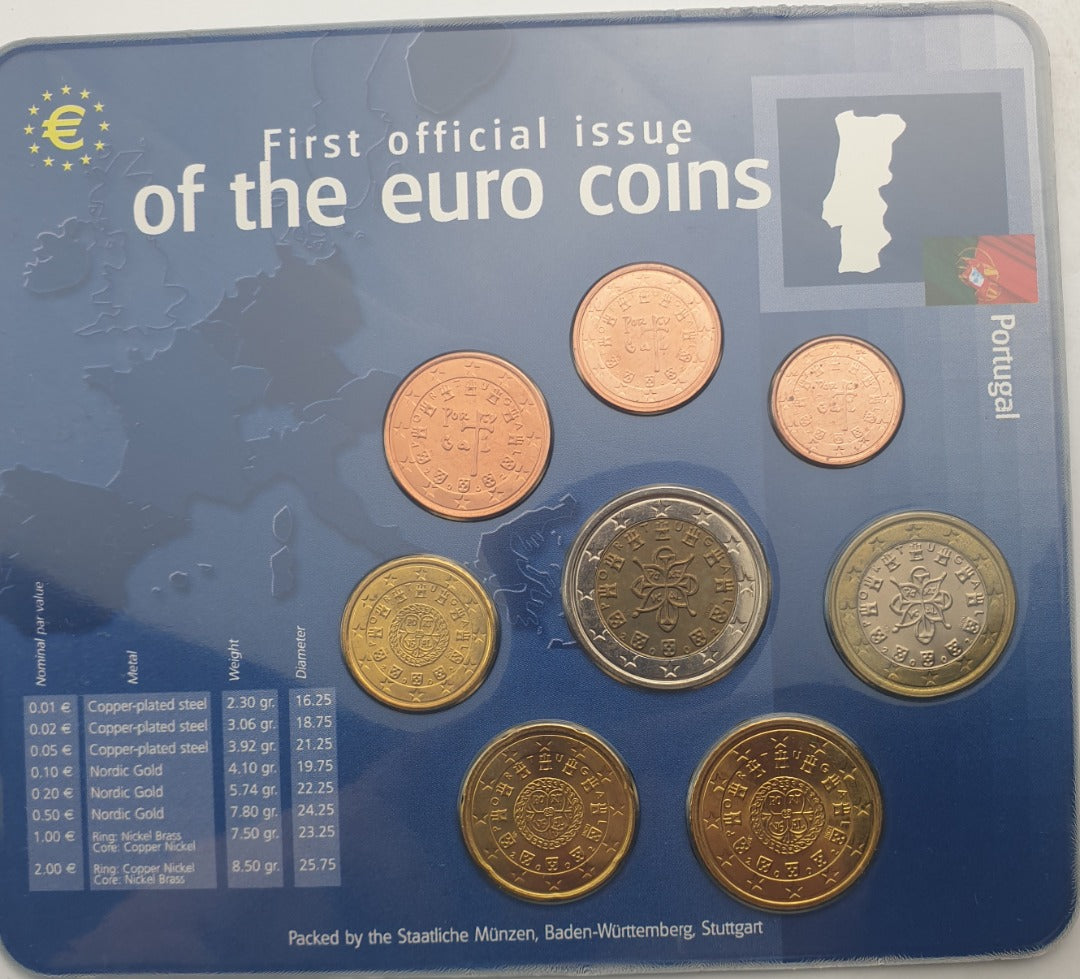 Σειρά Ευρώ - Ισπανία 2001, First Official Issue